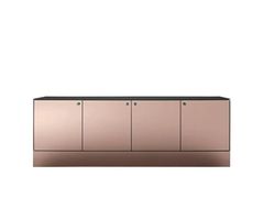 Madia in acciaio inox con ante a battente&nbsp;LUMINOR - MAXALTO, A BRAND OF B&B ITALIA SPA