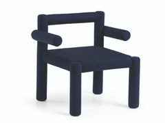 Poltroncina in tessuto con schienale aperto&nbsp;TU-BE - MIDJ
