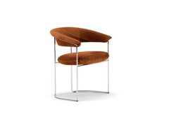 Sedia imbottita con braccioli&nbsp;ELYNE  - MINOTTI