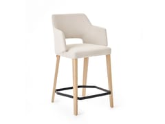 Sgabello imbottito da cucina in tessuto con braccioli&nbsp;LENA C07 - MOBITEC SYSTEMS