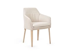 Sedia imbottita in tessuto con braccioli&nbsp;SAGA C16 - MOBITEC SYSTEMS