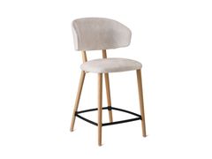 Sgabello imbottito alto in tessuto&nbsp;TORO C1012 - MOBITEC SYSTEMS