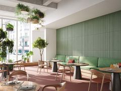 Pannello acustico / Rivestimento in micelio&nbsp;PLUMA FLUTED - SQIM