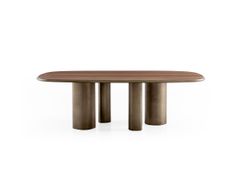 Tavolo da pranzo con piano sagomato&nbsp;SEQUOIA - BRUGNOTTO