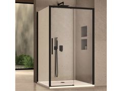 Box doccia con porta scorrevole e anta fissa&nbsp;IX BOX - MORINI GROUP