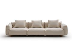 Divano in tessuto a 5 posti&nbsp;CUADRA-SOFT EDGE - MOROSO