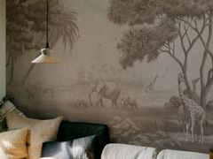 Carta da parati stampata in digitale con paesaggi&nbsp;SAVANNAH LANDSCAPE - MURALS