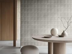 Carta da parati stampata in digitale effetto 3D&nbsp;WAFFLE - D-SEGNO STUDIO