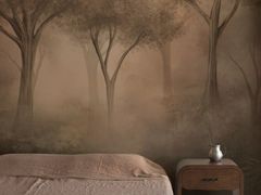 Carta da parati stampata in digitale con paesaggi&nbsp;WHISPERING FOREST - MURALS