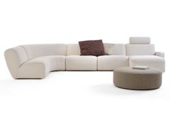 Divano modulare curvo&nbsp;FLOW - MUSSI ITALY
