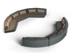 Divano da giardino curvo modulare&nbsp;ORIN - SUPERCOSMIC PORTUGAL UNI LDA