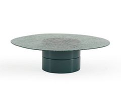 Tavolino da caff� rotondo con piano in vetro&nbsp;NAZAR - NURHAS MOBILYA SANAYI VE TICARET