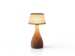 Lampada da tavolo a LED a batteria in legno BELLINGEN SPRING - NEOZ LIGHTING