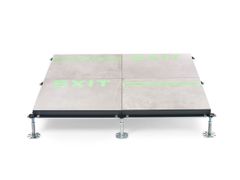 Pavimento sopraelevato con pigmenti di derivazione naturale&nbsp;LUMIFLOOR - NEWFLOOR