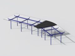 Tavolo da riunione modulare in vetro&nbsp;CONNEXA - ITOKI CORPORATION