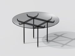 Tavolo da riunione rotondo in vetro&nbsp;CONNEXA - ITOKI CORPORATION