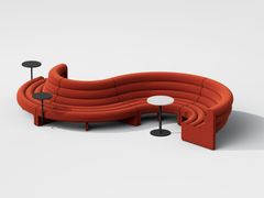 Divano curvo modulare in tessuto&nbsp;PARLAMENTO - ITOKI CORPORATION