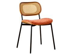 Sedia in rattan con seduta imbottita&nbsp;ALESUND - NORDLYS