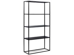 Scaffale a 4 ripiani in metallo nero&nbsp;ARNE - NORDLYS
