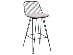 Set di 2 sgabelli da bar in metallo nero&nbsp;CHESTER - NORDLYS