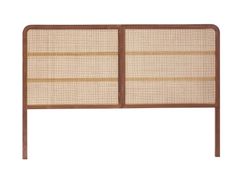 Testiera da letto in legno e rattan&nbsp;HORSENS - NORDLYS