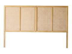 Testiera da letto in legno e rattan&nbsp;HORSENS - NORDLYS