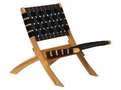Poltrona in legno massello di acacia e nylon&nbsp;JANEIRO - NORDLYS
