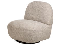 Poltrona girevole in tessuto living&nbsp;KAMPALA - NORDLYS