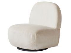 Poltrona girevole in velluto living&nbsp;KAMPALA - NORDLYS