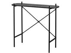 Consolle in acciaio nero e legno&nbsp;LUND - NORDLYS