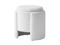Pouf contenitore in boucl�&nbsp;MOSS - NORDLYS