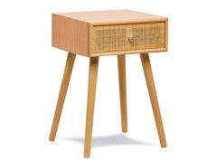 COMODINO CON 1 CASSETTO IN RATTAN NATURALE&nbsp;NARITA - NORDLYS