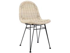 Set di 2 sedie da pranzo in rattan naturale&nbsp;NITA - NORDLYS