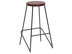 Set di 4 sgabelli da bar in metallo e legno&nbsp;OXFORD - NORDLYS