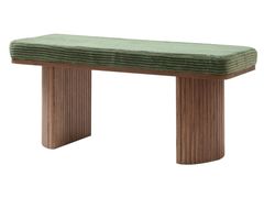 Panca in legno massello e velluto&nbsp;PIREUS - NORDLYS