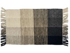 Tappeto a quadri rettangolare in cotone&nbsp;REISA - NORDLYS