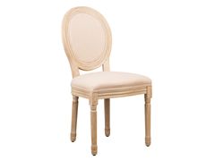 Set di 2 sedie in legno con seduta in tessuto&nbsp;RICHELIEU - NORDLYS