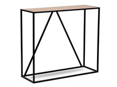 Consolle in legno e metallo nero&nbsp;SOLNA - NORDLYS