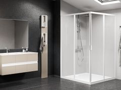 Box doccia angolare con porta scorrevole&nbsp;LUNES A - NOVELLINI