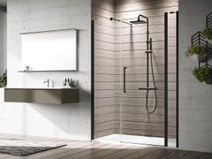 Box doccia a nicchia con porta a battente&nbsp;YOUNG 2P+FL - NOVELLINI