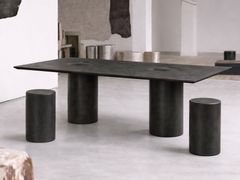 Tavolo rettangolare in pietra lavica&nbsp;1669 - NEROSICILIA BY NEROSICILIA GROUP