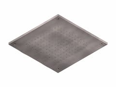 Soffione doccia quadrato a soffitto in acciaio inox&nbsp;BOX149400 - NEVE RUBINETTERIE