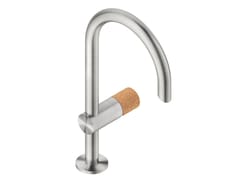 Miscelatore per lavabo da piano in acciaio inox senza scarico&nbsp;DOX1938SSZY - NEVE RUBINETTERIE