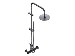 Colonna doccia a parete in acciaio inox con doccetta&nbsp;VOX4914TZY - NEVE RUBINETTERIE
