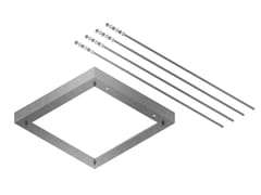 Controcassa per installazione di soffione doccia in acciaio inox&nbsp;RI CASSOF4040 - NEVE RUBINETTERIE