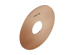 Piastra per rubinetto termostatico in acciaio&nbsp;TER1PT17OX - NEVE RUBINETTERIE