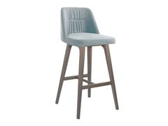 Sgabello alto in tessuto con poggiapiedi&nbsp;AMA SG03 - NEW LIFE
