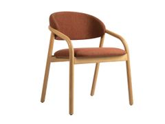 Poltroncina in frassino e tessuto con braccioli&nbsp;�LIA PO01 - NEW LIFE