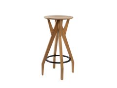Sgabello alto in legno senza schienale&nbsp;MARTINA SG01 - NEW LIFE