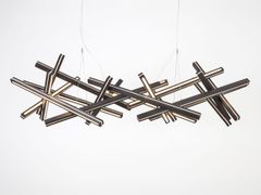 Lampada a sospensione a LED in legno massello&nbsp;INFINITY M LUX - NEXT LEVEL DESIGN STUDIO